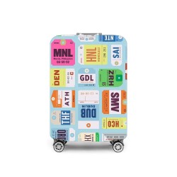 други,аксесоари,wellhome,city,plates,suitcase,cover,multicolor,(multicolored)