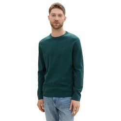 блуза,мъжки,пуловери,tom,tailor,1039805,basic,sweater,green