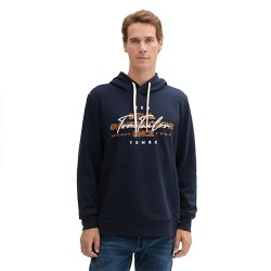 суичър,мъжки,пуловери,tom,tailor,1044039,printed,hoodie,sky,captain,blue,(blue)