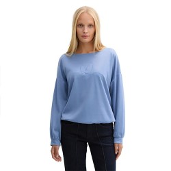 блуза,дамски,блузи,tom,tailor,1044248,with,embroidery,sweatshirt,blue,(colony,blue,melange)