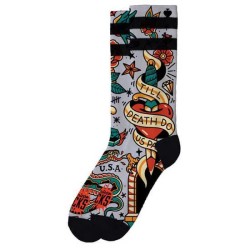 чорапи,мъжки,чорапи,дамски,чорапи,american,socks,till,death,do,us,part,socks,multicolor,(multicolour)