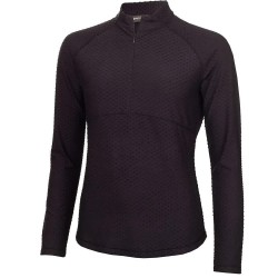 блуза,дамски,блузи,green,lamb,meredith,half,zip,sweatshirt,black,(black)