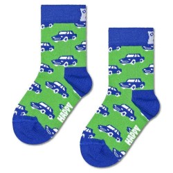 чорапи,детски,чорапи,hs,by,happy,socks,car,crew,socks,green
