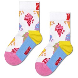 чорапи,детски,чорапи,hs,by,happy,socks,ice,crea,months,crew,socks,white,(white)