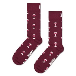 чорапи,мъжки,чорапи,hs,by,happy,socks,glass,of,wine,long,socks,dark,red,(red)