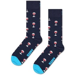 чорапи,мъжки,чорапи,hs,by,happy,socks,glass,of,wine,long,socks,blue,(nav,years)