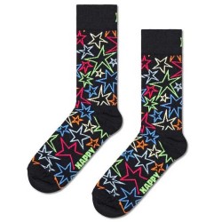 чорапи,мъжки,чорапи,hs,by,happy,socks,monthsega,star,long,socks,black,(black)