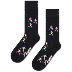 чорапи,мъжки,чорапи,hs,by,happy,socks,runners,long,socks,black,(black)
