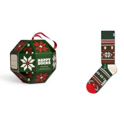 чорапи,мъжки,чорапи,hs,by,happy,socks,snowflake,gift,set,long,socks,green,(dark,green)