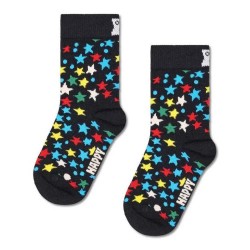 чорапи,детски,чорапи,hs,by,happy,socks,stars,crew,socks,black