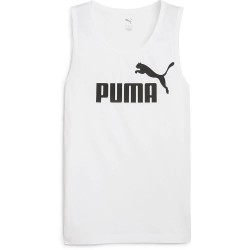 тениска,мъжки,тениски,puma,ess,no.,1,logo,sleeveless,t,shirt,white