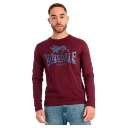 тениска,мъжки,тениски,lonsdale,ayrshire,long,sleeve,t,shirt,2,units,red,(dark,navy,oxblood)