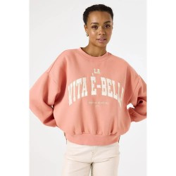 блуза,дамски,блузи,garcia,b50062,sweatshirt,peach,sorbet,(orange)