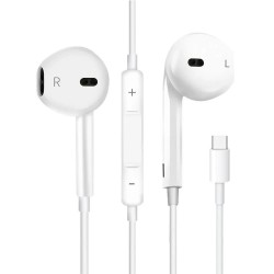 слушалки,слушалки,mobile,+,estereo,type,c,earphones,white,(white)