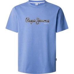 тениска,мъжки,тениски,pepe,jeans,dorian,short,sleeve,t,shirt,blue,(anyil,blue)