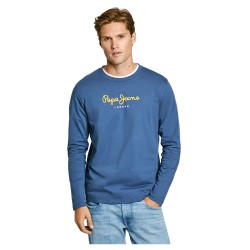 тениска,мъжки,тениски,дамски,тениски,pepe,jeans,eggo,long,sleeve,t,shirt,blue,(sterling,blue)