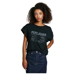 тениска,дамски,тениски,pepe,jeans,lira,short,sleeve,t,shirt,black,(black)