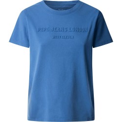 тениска,дамски,тениски,pepe,jeans,loretta,short,sleeve,t,shirt,klein,blue,(blue)