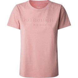 тениска,дамски,тениски,pepe,jeans,loretta,short,sleeve,t,shirt,pink,(pink)