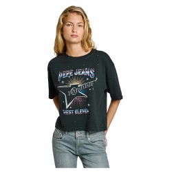 тениска,дамски,тениски,pepe,jeans,louise,short,sleeve,t,shirt,black,(black)