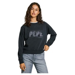 блуза,дамски,блузи,pepe,jeans,luna,sweatshirt,black