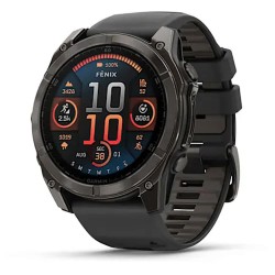 часовници,garmin,reloj,fenix,8,51,mm,amoled,sapphire,black,carbon,gray,dlc,titanium,(grey)