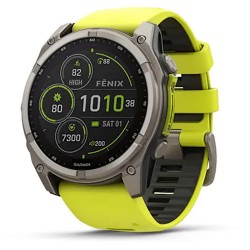 часовници,garmin,reloj,fenix,8,51,mm,solar,sapphire,graphite,titanium,(yellow)