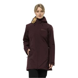 палто,дамски,якета,и,палта,jack,wolfskin,heidelstein,ins,coat,dark,maroon,(brown)