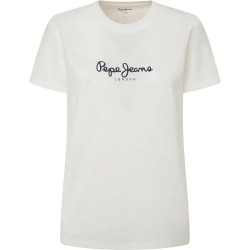 тениска,дамски,тениски,pepe,jeans,fiore,short,sleeve,t,shirt,white