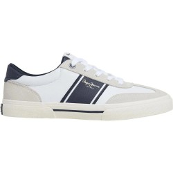 маратонки,мъжки,маратонки,pepe,jeans,kenton,club,trainers,white