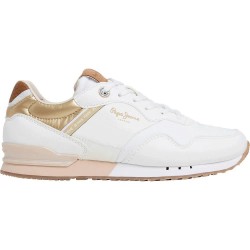 маратонки,дамски,маратонки,pepe,jeans,london,snake,trainers,white