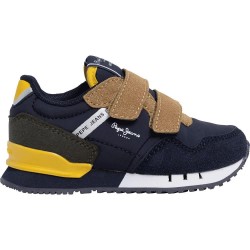 маратонки,детски,маратонки,pepe,jeans,pbs40007,london,class,trainers,blue