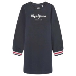 рокля,детски,поли,и,рокли,pepe,jeans,tori,long,sleeve,midi,dress,grey
