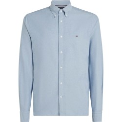 риза,с,дълъг,ръкав,мъжки,ризи,tommy,hilfiger,solid,heritage,oxford,rf,long,sleeve,shirt,blue,(opthic,white)