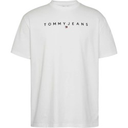 тениска,мъжки,тениски,tommy,jeans,dm0dm20744,short,sleeve,t,shirt,white,(white)