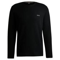тениска,мъжки,пижами,boss,waffle,10269584,long,sleeve,pyjama,t,shirt,black