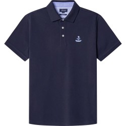 мъжки,блузи,с,яка,façonnable,faco,short,sleeve,polo,marine,blue,(blue)
