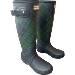обувки,дамски,боти,дамски,високи,обувки,за,ходене,hunter,orig,tartan,pr,rain,boots,green