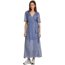 рокля,дамски,поли,и,рокли,pepe,jeans,pl953566,short,sleeve,long,dress,blue