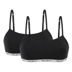 дамско,бельо,дамски,бикини,и,танкини,pepe,jeans,plu11038,bra,2,units,black,(black)