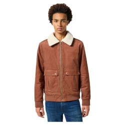 яке,мъжки,якета,wrangler,corduroy,aviator,jacket,brown