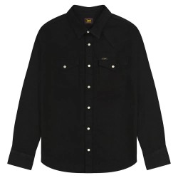 риза,с,дълъг,ръкав,мъжки,ризи,lee,regular,western,long,sleeve,shirt,black