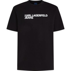 тениска,мъжки,тениски,karl,lagerfeld,a1m17002,short,sleeve,t,shirt,black