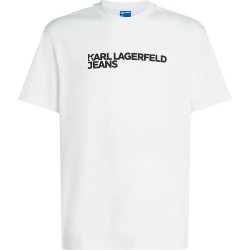 тениска,мъжки,тениски,karl,lagerfeld,a1m17002,short,sleeve,t,shirt,white