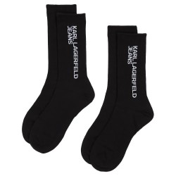 чорапи,мъжки,чорапи,karl,lagerfeld,a1m47050,socks,2,pairs,black