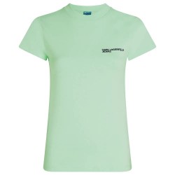 тениска,дамски,тениски,karl,lagerfeld,a1w17004,short,sleeve,t,shirt,green,(bay)