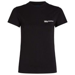 тениска,дамски,тениски,karl,lagerfeld,a1w17004,short,sleeve,t,shirt,black