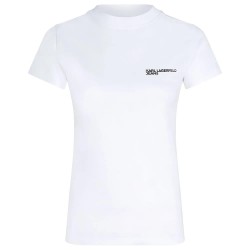 тениска,дамски,тениски,karl,lagerfeld,a1w17004,short,sleeve,t,shirt,white