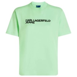 тениска,дамски,тениски,karl,lagerfeld,a1w17005,short,sleeve,t,shirt,bay,(green)