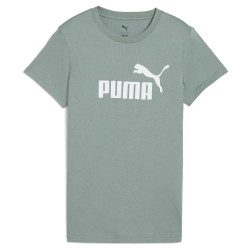 тениска,дамски,тениски,puma,ess,n1,logo,short,sleeve,t,shirt,green,moon,(green)